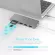 USB-C Hub with USB 3.0 Ports and SD/TF Card Reader CompAble New Macbook Air-MacBook Pro Multi-Port Type C Adapter