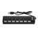 7 -port USB 2.0 Hub Splitter High Speed ​​Adapter on/Off Switch for Lap PC