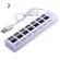 7 -port USB 2.0 Hub Splitter High Speed ​​Adapter on/Off Switch for Lap PC
