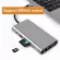 USB Type C to HDMI 4K VGA Adapter RJ45 Lan Ethernet SD TF USB-C Type C Hub USB 3.0 3.5mm Jack Audio Video Converter for MacBook