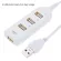 4-ports USB HUB 1-METER PORTABLE USB 2.0/1.1 Splitter Supports Charging 480Mbps High Speed ​​Data Transfer Rate for PC Lap