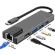 Tebe 5 in 1/8 in 1 USB-C Hub Type C to 4K HDMI/RJ45 USB 2.0/3.0 Adapter for MacBook Dell HP Samsung USB CDOCKING Station