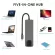 Tebe 5 in 1/8 in 1 USB-C Hub Type C to 4K HDMI/RJ45 USB 2.0/3.0 Adapter for MacBook Dell HP Samsung USB CDOCKING Station