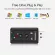 Usb Hubs Usb 2.0 External Sound Card 7.1ch Audio Mini Adapter Button Control 3.5mm Earphone Mic Interface Computer Components