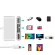 1080p HDMI-Cable USB Memory Card TF Card Reader Digital AV TV OTG Adapter Hub for iPhone XS 11pro MAX SE iPad Mini Pro