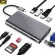 Usb 3.1 Type-C Hub To Hdmi Adapter Rj45 4k Thunderbolt 3 Usb Hub 3.0 Vga Sd Tf Reader Slot Pd For Macbook Air M1 Pro 13 Huawei