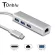 Usb 3.0 Hub Type-C To Rj45 Gigabit Network Card To Ethernet Network Adapter Usb Splitter For Macbook Windows 10 Tablet