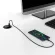 ORICO DESK GROMMET USB 3.0 HUB with Headphone Microphone Port Type C Hub Otg Adapter Splitter for Lap Accessories
