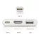 Basix Usb Type-C Hub Adapter 3-In-1 Usb C Hub To Hdmi Usb3.0 Type-C Female Adapter With Charging Converter For New Macbook