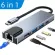 USB Type-C Hub to 4K HDMI RJ45 USB SD/TD Card Reader PD FAST CHARGE 8-in-1 Multifunction Adapter for MacBook Pro