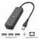 Basix High Speed 3 Ports Usb 3.0 Hub 10/100/1000 Mbps To Rj45 Gigabit Ethernet Lan Wired Network Adapter For Windows Macbook