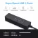 Basix High Speed 3 Ports Usb 3.0 Hub 10/100/1000 Mbps To Rj45 Gigabit Ethernet Lan Wired Network Adapter For Windows Macbook