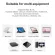 Ofccom Usb Hub 2.0 3 Ports To Rj45 10/100mbps Lan Network Usb Ethernet Adapter Splitter For Lap Computer Mac Ios Android