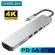 Type C to HDMI HUB USB C 4K PD 5A 87W Dock RJ45 LAN USB 3.1 Splitter USB-C Power Delivery Accessories for Imac Air Macbook Pro