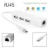 Multiple Types High Speed ​​USB Type-C to RJ45 Wired Network Card 3Ports OTG HUB EThernet Lan Adapter Splitter for Lap Tablets