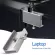 Orico MH2AC-U3 Aluminum Alloy Clip-Type USB 3.0 HUB 3 Ports High Speed ​​Splitter Desk Station for Desk Lap with Card Reader