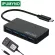 USB C Hub Multi 3.0 For MacBook Pro Air Computer PC Notebook Accessories Type-C 3.1 Splitter 4 Port Otg Hab with Power Adapter