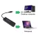 Kebidumei 3 Ports Usb 3.0 Hub Usb To Rj45 Gigabit Ethernet Adapter Lan Wired Network 10/100/1000 Mbps For Windows Mac