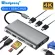 Type-C to RJ45 Gigabit Lan Ethernet HDMI 4K VGA Adapter SD TF Card Reader USB 3.0 Audio For MacBook Samsung Thunderbolt 3