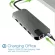 USB Type C Hub Type-C VGA Adapter 10 in 1 USB CO to USB 3.1 Dock RJ45 LAN EThernet TF SD Reader Slot PD Typec Hub Compatible
