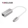 YUNCLOND USB-C to RJ45 Ethernet Port LAN USB C Internet Adapter for MacBook Windows 7/8/10/10/XP Server2008/R2 Vista Linux MacOS