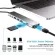 USB3.0 Type C Hab Adapter 8 in 1 Multi Port Type C Dock for MacBook Pro with 4K 30Hz USBC SD TF MicroSD Card Reader Hab Splitter