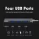 4-in-1 USB C Hub Mini Size to USB Port Type-C Hub Mobile Type C PD USB 3.0 OTG Adapter USB CDOCK for MacBook Air Pro PC USB HUB HUB