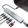 USB 3.1 Type-C Hub to VGA HDMI Adapter 4K Thunderbolt 3 USB C Hub 3.0 RJ45 TF SD Reader Slot PD for MacBook Pro Air M1 Chip