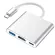 Type C to HDMI-ComPATIBLE 4K USB-C USB 3.0 HUB SD TF DOCK Station for MacBook Pro Dell HP Lenovo Samsung Lap Docking Station
