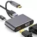 USB 3.1 Type-C Hub to VGA HDMI Adapter 4K Thunderbolt 3 USB C Hub 3.0 RJ45 TF SD Reader Slot PD for MacBook Pro Air M1 Chip