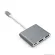 USB C Hub to HDMI-ComPATIBLE Adapter for MacBook Pro/Air Thunderbolt 3 USB Type C Hub to HDMI-Compatible 4K
