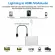 Lightning HDMI Cable USB 3.0 PD Camera AV Adapter Foriphone Se XS XR 11pro iPad