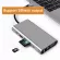 Usb Type C To Hdmi 4k Vga Adapter Rj45 Lan Ethernet Sd Tf Usb-C Type C Hub Usb 3.0 3.5mm Jack Audio Video Converter For Macbook