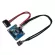 XT-XINTE USB 2.0 9PIN Header 1 to 2 Extension Hub Splitter Adapter-CONVERTER MB USB 2.0 Male to 2 Male-30cm 9-Pin Cable