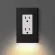 Wall outlet cover with LED Night Lights Electrical Outlet Wall Plate with LED Night Lights for Home Decor FKU66