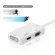 Mini Displayport to HDMI VGA DVI Adapter 4K 3 in 1 Adapter Video Display Converter Display Port HDMI Adapter VGA USB HUB