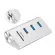 Aluminum High-Speed ​​USB3.0 Splitter Computer Expansion Hub Multifunctional Memory Card Reader SD/TF Card Reader USB 3.0 HUB