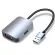 2 in 1 Dual Display USB 3.0 to VGA HDMI Converter Cable Hub Adapter for 1080p Macbook Windows 7/8/10 Computer