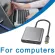HDMI-ComPATIBLE TYPE C Adapter 4K C to Dual HDMI-CompATIBLE USB 3.0 Cable Charge Port Converter for MacBook