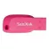 SanDisk CRUZER BLADE USB 2.0 แฟลชไดร์ฟ 16GB Black SDCZ50_016G_B35PE Pink เมมโมรี่ แซนดิส แฟลซไดร์ฟ ประกัน Synnex รับประกัน 5 ปี