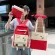 Backpack/Backpack Women Canvas Korean Backpack Cute Girl Book Student Schoolbag Four-Piece Set