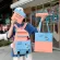 กระเป๋าเป้/Backpack Women Canvas Korean Backpack Cute Girl Book Student Schoolbag Four-piece Set