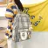 กระเป๋าเป้ผู้หญิง/Striped school bag female Korean student backpack plaid backpack