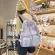 กระเป๋าเป้ผู้หญิง/Schoolbag female Korean version trend student large-capacity small fresh plaid all-match backpack