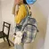 กระเป๋าเป้ผู้หญิง/Schoolbag female Korean student plaid all-match backpack backpack