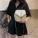 กระเป๋าสะพายข้างผู้หญิง/New Korean style texture fashion tassel woven linen one-shoulder messenger small square bag