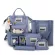 Women's backpack/School Bag Female Student Korean Girl Grade Five-Piece Large-Capacity Backpack