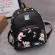 Women's backpack กระเป๋าเป้ผู้หญิง/New Floral Printed Small Backpack Floral PU Fashion Backpack