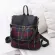 Women's backpack กระเป๋าเป้ผู้หญิง/Lightweight Oxford cloth backpack women bag travel simple canvas plaid dual-use backpack