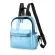 Women's backpack กระเป๋าเป้ผู้หญิง/New transparent female school bag large capacity candy color beach backpack